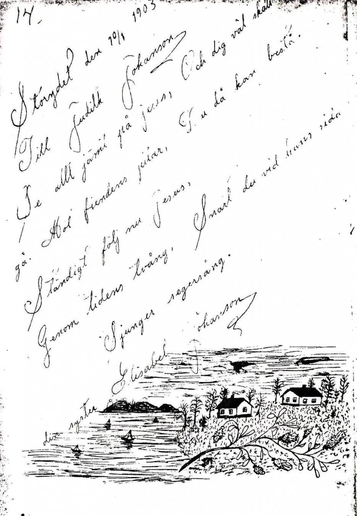 Elisabeth till Judith in poetry book