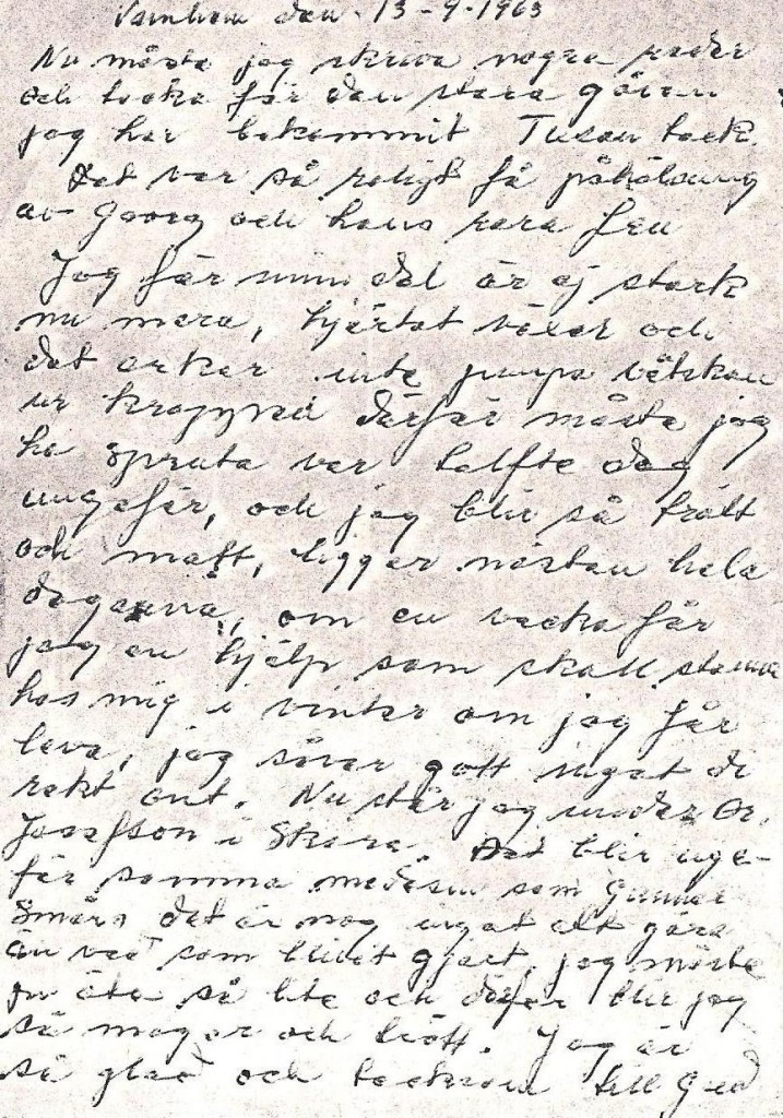 Mormors sista brev 1