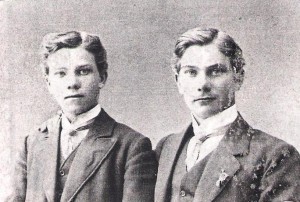 Ruben o Isak som unga