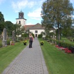 Svenarum kyrka med Ann-Louise