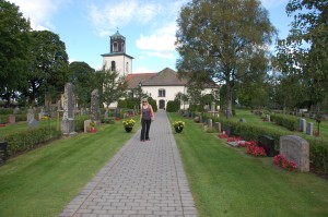 Svenarum kyrka med Ann-Louise