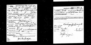 U.S.WorldWarIDraftRegistrationCards1917-1918ForJohnMGentzell