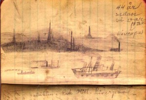 amerikaresan Liverpool-utsikten by Maria 44 år senare