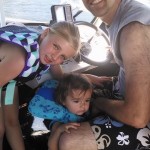 4. Karl with daughters Danielle and Kacey