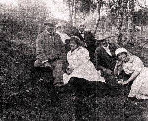 John bland vänner på Nyhyttan