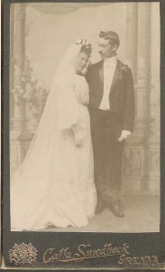 John och Anna Blomdahls bröllopsfoto