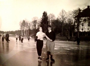 Vivian o Hugo på Synninge isen