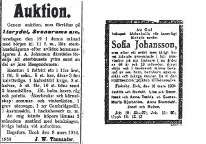 Sofias runa + auktion av Storrydet 1